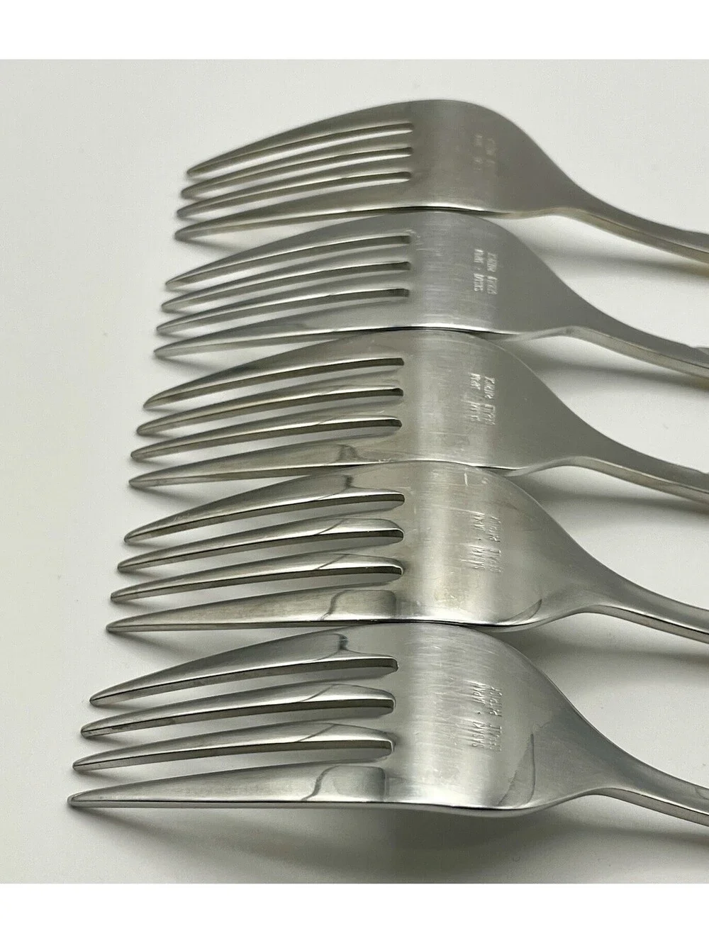 (5) Sasaki WINGS Gold Accent Gerald Patrick Stainless Salad Fork Lot ~ 6.75”